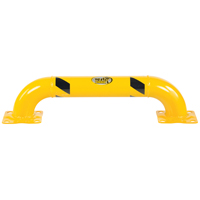 Low Profile Rack Guards, 3' W x 0.75' H, Yellow Par Equipment