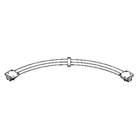Ceiling Mounted 90° Curved Curtain Partition Track, 3' L Par Equipment