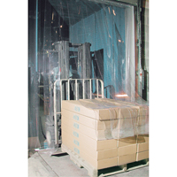 Strip Curtain Doors, 10' x 10' Door Opening, 12" Strip Width, 0.120" Strip Thickness Par Equipment