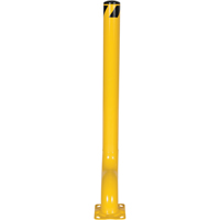 Borne d&eacute;sax&eacute;e, Acier, 54" h x 4-1/2" la, Jaune Par Equipment