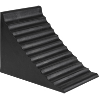 Wheel Chock, 9-7/8" x 7-1/8" x 7-1/2", Black Par Equipment
