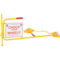 Single Rail Chock With Flag Rail Combo Par Equipment