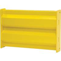 Barri&egrave;re de s&eacute;curit&eacute; de qualit&eacute; industrielle, Acier, 19" lo x 12" h, Jaune s&eacute;curit&eacute; OSHA Par Equipment
