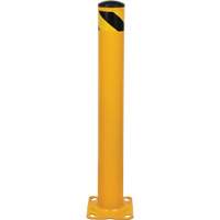 Butoir, Acier, 36" h x 4-1/2" la, Jaune Par Equipment