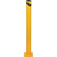 Butoir, Acier, 48" h x 4-1/2" la, Jaune Par Equipment
