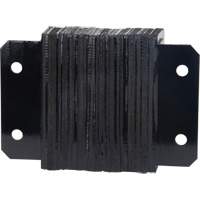 Butoirs de quai lamell&eacute;s, Horizontal, Caoutchouc, 12" la x 4" p x 10" h Par Equipment