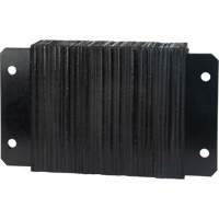 Butoirs de quai lamell&eacute;s, Horizontal, Caoutchouc, 18" la x 4" p x 12" h Par Equipment