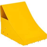 Ice Chocks, Steel, Yellow, 8-1/16" W x 10-5/8" D x 8-13/16" H Par Equipment