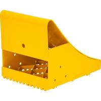 Ice Chocks, Steel, Yellow, 8-1/16" W x 10-5/8" D x 8-13/16" H Par Equipment
