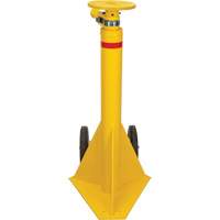100,000 lbs. Static Capacity Ratchet Trailer Jack, 20 tons Lift Capacity Par Equipment