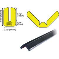 Butoir de protection de rebords mod&egrave;le W 1M, Longueur 3.25' Par Equipment