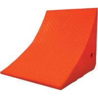 Cale-roue pour &eacute;quipement lourd de 70 tonnes, Ur&eacute;thane, Orange Par Equipment