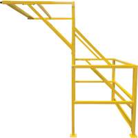 Mezzanine Safety Gate, 70" L x 77" H, 78" Raised, Yellow Par Equipment