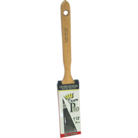Pinceau angulaire Pro, Poly/nylon, Manche Bois, Largeur de 1-1/2" Par Equipment