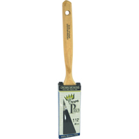 Pinceau &agrave; soies angulaires Crown Pro, Soies, Manche Bois, Largeur de 1-1/2" Par Equipment