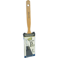 Pinceau &agrave; soies angulaires Crown Pro, Soies, Manche Bois, Largeur de 2" Par Equipment