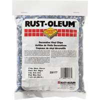 Pastilles de vinyle d&eacute;coratives Concrete Saver, 0,5 kg, Sac, M&eacute;lange noir/blanc/bleu Par Equipment