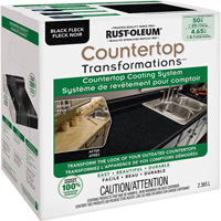 Syst&egrave;me de rev&ecirc;tement mouchet&eacute; pour comptoir Countertop Transformations, 2,37 L, Trousse, Tache noire Par Equipment