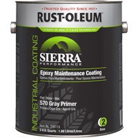 Appr&ecirc;t acrylique &eacute;poxydique &agrave; base d'eau Sierra Performance S70/S71, Gallon, Gris Par Equipment