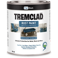 Peinture antirouille &agrave; base d'eau Tremclad, 946 ml, Canette, Noir Par Equipment