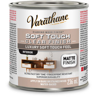 Varathane&reg; Diamond Wood Finish&reg; Coating, 236 ml, Clear, Matte Par Equipment
