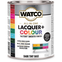 Composant de base fonc&eacute; pour finition laqu&eacute;e + couleur tout-en-un Watco, 946 ml, Base &agrave; teinte fonc&eacute;e, Tr&egrave;s brillant Par Equipment