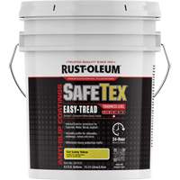 Rev&ecirc;tement d'acrylique SafeTex Easy-Tread, 4 gal., &agrave; l'eau, Plat/Textur&eacute;, Jaune Par Equipment