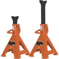 872B Jack Stands, Locking Handle/Ratchet, 12 Ton(s) Capacity, 19-1/4" - 28-1/3" H Par Equipment