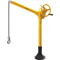 Tall Industrial Lifting Device with Bolt-Down Base, 500 lbs. (0.25 tons) Capacity Par Equipment