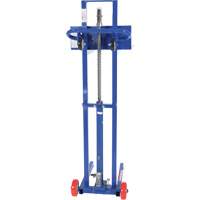 Gerbeur hydraulique &agrave; plateforme, M&eacute;canisme Pompe au pied, Capacit&eacute; de 400 lb, Levage max de 51-1/8" Par Equipment