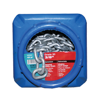 Chaînes galvanis&eacute;es par immersion &agrave; chaud, Acier au carbone, 3/8" x 45' (13,7 m) l, Calibre 30, Charge d'utilisation 2650 lb (1,325 tonne) Par Equipment