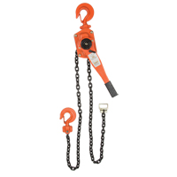 Lever Chain Hoist, 5' Lift, 6000 lbs. (3 tons) Capacity, Alloy Steel Chain Par Equipment