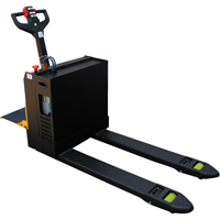 Fully Powered Electric Pallet Truck With  Stand-On Platform, 4500 lbs. Cap., 48" L x 30.25" W LV537 | Par Equipment