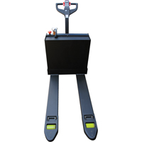 Fully Powered Electric Pallet Truck With  Stand-On Platform, 4500 lbs. Cap., 48" L x 30.25" W Par Equipment