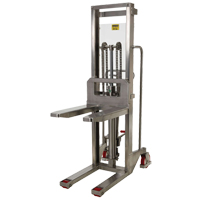 Gerbeur Hefti-Lift, M&eacute;canisme Pompe au pied, Capacit&eacute; de 880 lb, Levage max de 59" Par Equipment