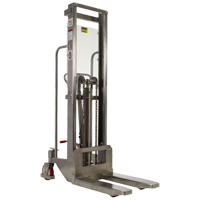 Gerbeur Hefti-Lift, M&eacute;canisme Pompe au pied, Capacit&eacute; de 880 lb, Levage max de 59" Par Equipment