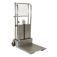 Gerbeur Hefti-Lift, M&eacute;canisme Pompe au pied, Capacit&eacute; de 450 lb, Levage max de 45-5/8" Par Equipment