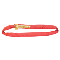 Polyester Round Sling, Red, 3" W x 3' L, 14000 lbs. Vertical Load LW159 | Par Equipment