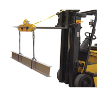 Forklift Lifting Beam, 7" x 2-1/2" Fork Pocket LW224 | Par Equipment