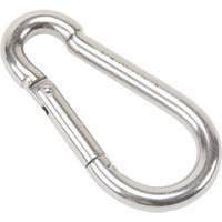 Stainless Steel Snap Hook, 500 lbs (0.25 tons) Working Load Limit, 5/16" Size, 1/2" Eye LW276 | Par Equipment