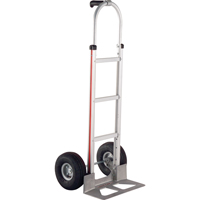 Knocked Down Hand Truck, Single Grip Handle, Aluminum, 52" Height, 500 lbs. Capacity Par Equipment