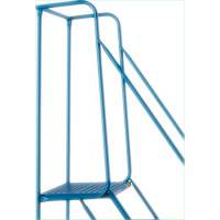 CSA-Certified Rolling Step Ladder with Locking Step, 8 Steps, 30" Step Width, 72" Platform Height, Steel Par Equipment