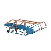 CSA-Certified Rolling Step Ladder with Locking Step, 8 Steps, 30" Step Width, 72" Platform Height, Steel Par Equipment