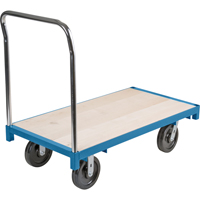 Heavy-Duty Platform Truck, 48" L x 24" W, 2500 lbs. Capacity, Nylon Casters Par Equipment