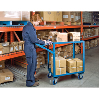 Order Picking Carts, 36" H x 18" W x 46" D, 2 Shelves, 1200 lbs. Capacity MB440 | Par Equipment