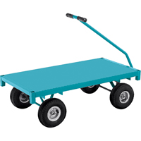 Chariots à plateforme - Chariots wagon ergonomiques à plateforme, 24" la x 48" la x Capacité 1000 lb MD187 | Par Equipment