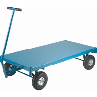 Chariots à plateforme - Chariots wagon ergonomiques à plateforme, 30" la x 60" la x Capacité 1000 lb MD189 | Par Equipment