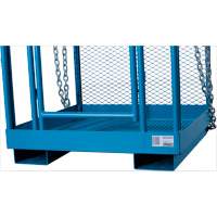 Nacelle &eacute;l&eacute;vatrice pour travail en hauteur, 48" x 48" x 72" h, Capacit&eacute; de 1000 lb, Acier Par Equipment