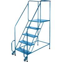 Tilt-N-Roll Ladders, Steel, 5 Steps, 22" Wide, 24" D x 47" H Top Step Par Equipment