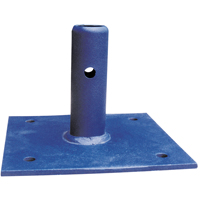 Scaffolding Accessories - Fixed Base Plate, Base Plate, 6" W x 6" H Par Equipment
